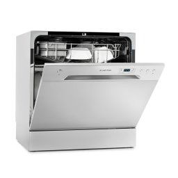 Klarstein Amazonia 8, съдомиялна машина, F, 1620 W, за 8 комплекта съдове, 49 dB, aquastop (DSM-Amazonia-8-S)