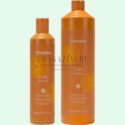 EchosLine Шампоан за къдрави коси с мед и арган 300 / 1000 мл. Curl shampoo