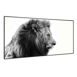 Klarstein Wonderwall Air Art Smart, инфрачервен нагревател, лъв, 60 x 120 см, 700 W (HTR10-WAASm700WLio B)