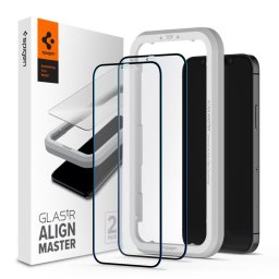 Стъклен протектор Spigen Alm Glas FC за iPhone 12 Pro Max - 2 броя