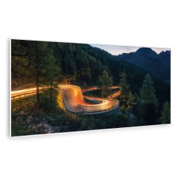 Klarstein Wonderwall Air Art Smart, инфрачервен отоплител, планинска пътека, 120 х 60 см, 700 W (HTR10-WAASm700WMtRdW)