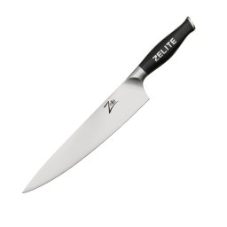 Zelite Infinity by Klarstein Comfort Pro серия, 10" нож за шефготвачи, 56 HRC, назъбен край (GE-CF10-56RW)