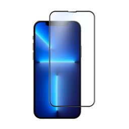 Стъклен протектор Apple iPhone 13 Pro 3D Full Cover Black