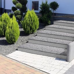 Стъпало от сив горен гранит Артико 120 x 33 x 2.8 см