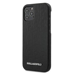 Силиконов калъф кейс Karl Lagerfeld KLHCP12LPUKBK за iPhone 12 Pro Max, Черен