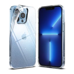 Силиконов калъф кейс Ringke Air GLITTER, За iPhone 13 Pro Max, Прозрачен