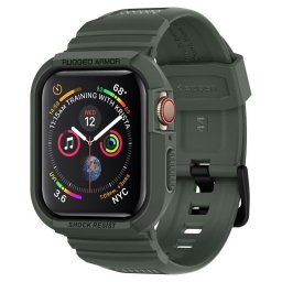 Силиконов калъф кейс Spigen Rugged Armor ”PRO” за Apple Watch 4 (44MM) Military Green