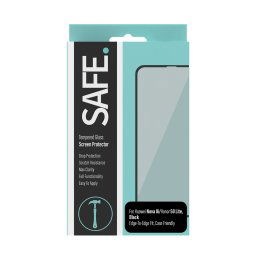 Стъклен протектор Safe за Huawei Nova 8i CaseFriendly - Черен, 117270