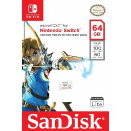 Карта памет SanDisk MicroSDXC 64GB for Nintendo Switch