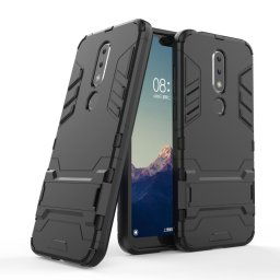 Хибриден PC гръб с kick-stand стойка за Nokia 6.1 Plus (2018)