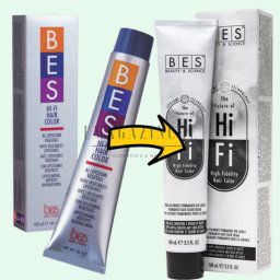 Bes Професионална боя за коса модни и наситени тонове ( тонери ) 100 мл. Bes HI-FI hair color Fasion, Toners