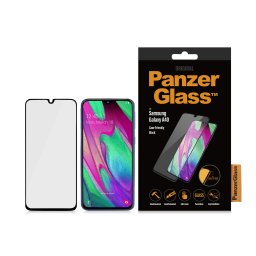Стъклен протектор PanzerGlass за Samsung Galaxy A40 CaseFriendly -Черен