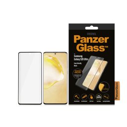 Стъклен протектор PanzerGlass за Samsung Galaxy S20 Ultra CaseFriendly - Черен,117095