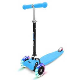 Fun pro Детска тротинетка ONE 3-6 години LED колела сгъваем до 50 кг регулируема височина (0X-QMHO-YAPI)