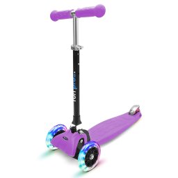 Fun pro Детска тротинетка ONE 3-6 години LED колела сгъваем до 50 кг регулируема височина (DW-DVHX-8VST)