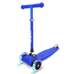 Fun pro Детска тротинетка ONE Deluxe 3-6 години LED колела сгъваем до 50 кг регулируема височина (WN-19EH-UC8S)