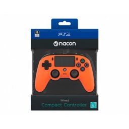 Джойстик Nacon Wired Compact Controller, Windows, PS4, USB Orange (SLEH-00473)