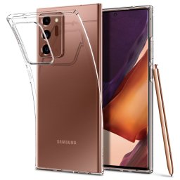 Силиконов калъф кейс Spigen Crystal Clear за Samsung Note 20 Ultra, прозрачен