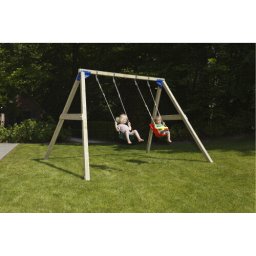 Детско дървено съоръжение за игра модел FREESWING, Blue Rabbit 2.0 KBT