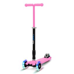 Fun pro TWO Детска тротинетка, 3-6 години, LED колела, 80 кг, сгъваема, регулируема височина (AS-Y2U6-1QQN)