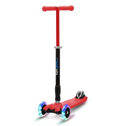 Fun pro TWO Детска тротинетка, 3-6 години, LED колела, 80 кг, сгъваема, регулируема височина (HC-GRDX-87HF)