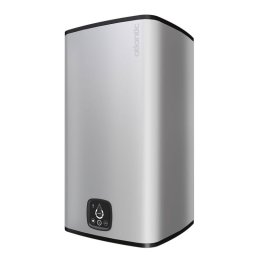 Бойлер Atlantic Steatite CUBE Silver, 150 л, 2.4 kW, емайлиран, сух керамичен нагревател, Wi-Fi