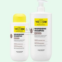 Alfaparf Yellow Professional Подхранващ и хидратиращ шампоан с арган и кокос 500/1000 мл. Nutritive Nourishing Argan & Coconut Shamoo