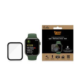 Стъклен протектор за часовник PanzerGlass за Apple watch Series 7, 41mm, AntiBacteria - Черен, 119586