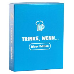 Spielehelden Trinke wenn... Blaue Edition Hra na pití 100+ otázek Počet hráčů: 2+ Věk: od 18 let (DDU30GTPBL)