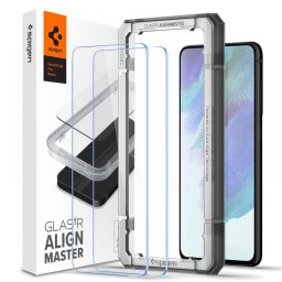 Стъклен протектор Spigen ALM GLAS.TR 2-PACK за Samsung S21 FE - 2 броя