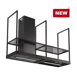 Faber T-SHELF EV8 BK MATT A180 Островен аспиратор
