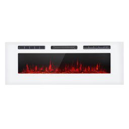 Klarstein Galeras, електрическа камина за стена и вграждане, 1800 W, LED, 3 цвята, таймер (GDW24-Galeras127W)