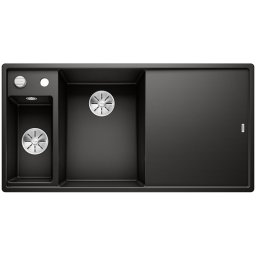 BLANCO AXIA III 6 S Черен ляво корито