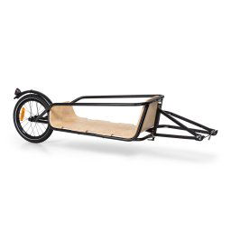 KLARFIT Companion Chaser, Ремарке за велосипед, 30 кг 16" Multiplex, Бреза (BCT1-ChaserTopframe)