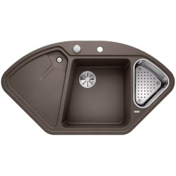 BLANCO DELTA II Кафе ъглова мивка за вграждане