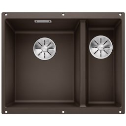 BLANCO SUBLINE 340/160-U с ляво корито Кафе