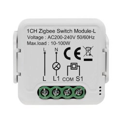 Zigbee Мини Релеен Модул за Осветление DIY No Neutral
