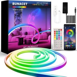 RGBIC Неонова LED Лента с Дистанционно и Bluetooth Контрол Комплект 8м/16м