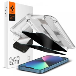 Стъклен протектор SPIGEN GLAS.TR ”EZ FIT” 2-PACK за iPhone 13 / 13 Pro, Privacy