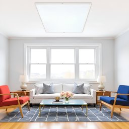 Инфрачервени панели за отопление електрически нагревател 720W ElectricSun бял с термостат, инсталация на тавана или стената