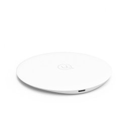 Безжично зарядно Usams Ultra-Thin Wireless Fast Charging Pad White