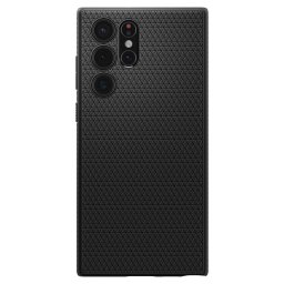 Калъф Spigen Liquid Air за Samsung Galaxy S22 Ultra - Черен