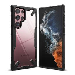 Силиконов калъф кейс Ringke FUSION X, За Samsung Galaxy S22 Ultra 5G, черен