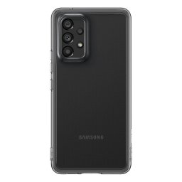 Оригинален гръб Samsung Soft Clear Cover за Galaxy A53 5G - Черен, EF-QA536TBE