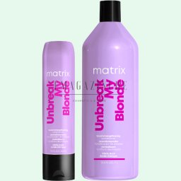 Matrix Укрепващ балсам за руса коса без сулфати 300/1000 мл. Total Results Unbreak My Blonde Strengthening Conditioner
