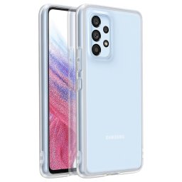 Оригинален гръб Samsung Soft Clear Cover за Galaxy A53 5G - Прозрачен, EF-QA536TTE