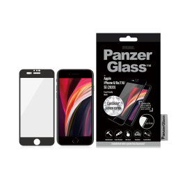 Стъклен протектор PanzerGlass за Apple Iphone 7/8/6/6s/2020 SE CaseFriendly, CamSlider, Swarovski - Черно