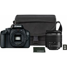 Canon EOS 4000D + Canon EF-s 18-55mm f/3.5-5.6 III Travel kit