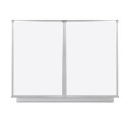 Магнитна тройна бяла дъска с емайлирано покритие Bi-Office 120x240/480...