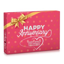 Spielehelden Щастлива годишнина игра с карти за двойки 110 въпроса кутия за подаръци на английски език (PLAY2-02)